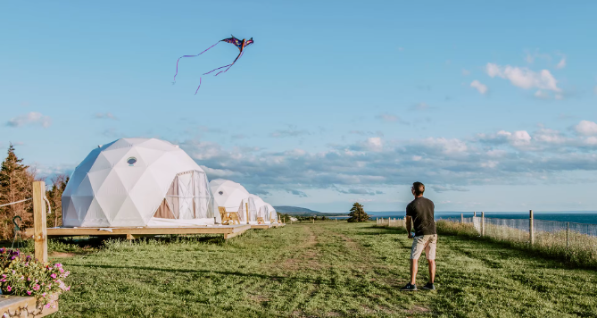 Glamping Canada Geodesic Dome Tents